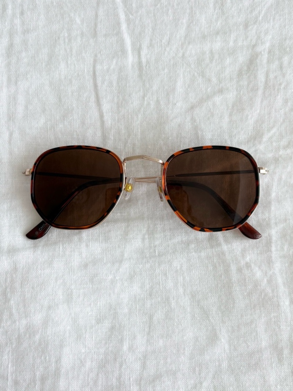 Tortoiseshell Aviator Sunglasses
